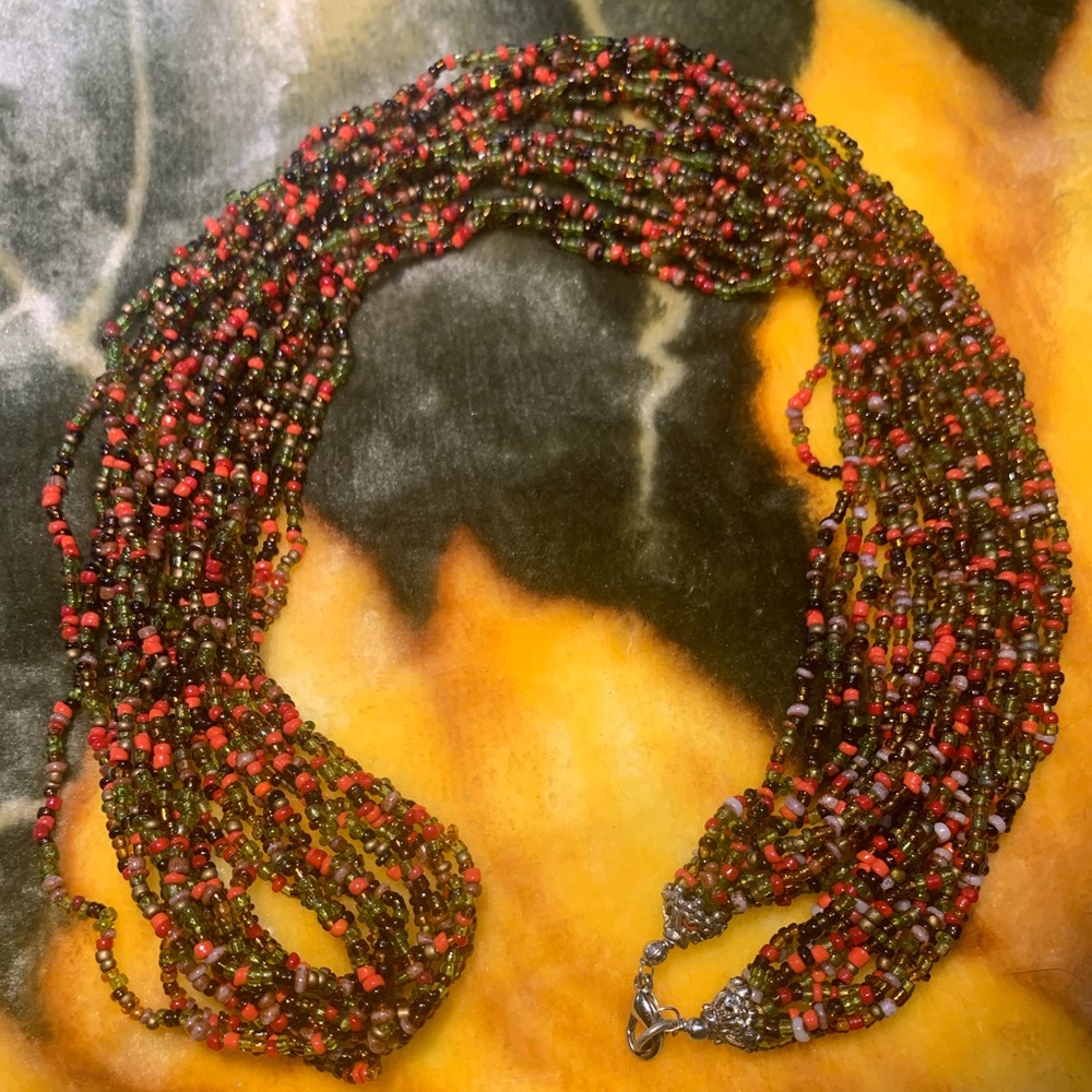Fall themed Bracelet and Necklace